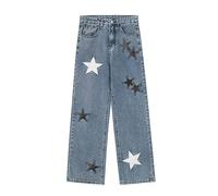 Genérico Jeans Acampanados para Mujer con Bolsillos Pantalones De Mezclilla Legging para El Hogar El Trabajo Las Vacaciones Las Citas La Playa