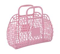 Genérico Jelly Bag Handbags, Trendy Reusable Tote, 9.45x8.27ineaster Basket Style, Lightweight Authentic Material, Spacious Design for Summer, Weddings, Concerts, Beach Days, Outdoor Fun
