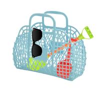 Genérico Jelly Bag Handbags, Trendy Reusable Tote, 9.45x8.27ineaster Basket Style, Lightweight Authentic Material, Spacious Design for Summer, Weddings, Concerts, Beach Days, Outdoor Fun