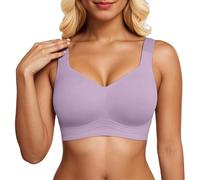 Genérico Jelly Bra, Wireless Seamless Push Up Plus Size Bras, Comfortable Full Coverage Smoothing
