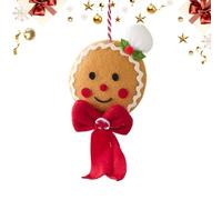Genérico Jengibre Navideño, 1 Muñeco De Peluche Pan Jengibre Alto, Muñeco Peluche 15x7 Cm, De Jengiibre Trudi Hombre Suave, Decoración del Hogar Vacaciones, Árbol N