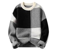 Genérico Jersey Canalé Hombre, Jersey para Hombre, con Diseño De Agujeros Y Corte Oversized Estilo Retro Y Versátil Suéter Fit Cómodo Jersey Ideal para Uso Diario O Estilo Casual