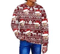Genérico Jersey Navideño Hombre Sudadera Suéter Navideño Personalizado Sudadera Graciosa con Foto para Hombre Mujer Regalo Unisex para Fiesta Tallas S a 5XL