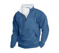 Generico Jersey Sudadera de Hombre Deportiva Suéter Cómodo Hombre con Cremallera de 1/4 Sudadera Sin Capucha con Manga Larga Cuello Alto Jersey Trabajo Cardigan Mitología Norrena Medieval Chaqueta