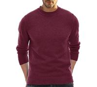 Genérico Jersey Vestir Hombre, Sweater Hombre, con Diseño De Agujeros Y Corte Oversized Estilo Retro Y Versátil Suéter Fit Cómodo Jersey Ideal para Uso Diario O Estilo Casual