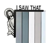 Generico Jesus Door Corner Sign - Funny Jesus Door Decor - Wood Frame Corner Decoration For Living Room, Bedroom, Church, School, Apartment