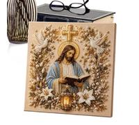 Generico Jesus Pearl Art Kit - DIY Beaded Painting | Christian Home Decor