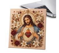 Generico Jesus Pearl Art Kit - DIY Beaded Painting | Christian Home Decor