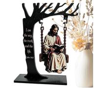 Genérico Jesus Statues - Peaceful Catholic Religious Swing Decorations