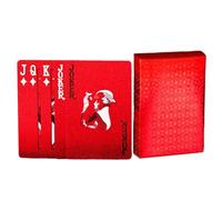Genérico Jeu De Cartes Rouges | Jeu De Cartes Imperméable Avec Dos À Motif Dragon | À Jouer Pour Le Poker, Idéales Pour Les Jeux Famille Et Les Réunions.