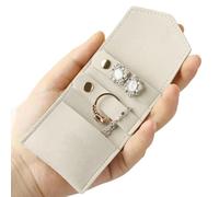 Genérico Jewellery Pouch, Foldable Organizer, 5.5inches, Lightweight, Soft Secure Storage, Portable Multipurpose Holder Design, Beauty Accessories Case for Luggage Handbag Backpack Trips