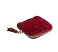 Genérico Jewellery Small Box | 5.12x4.53 Jewellery Pouches With Zipper, Velvet Lining Travel | For Carrying Jewellry Bag For Rings, Bracelets & Necklaces,Cream White