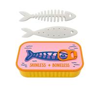 Genérico Jewelry Box - 3D Printed Sardine Tin Fishbone Design Case