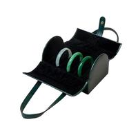 Generico Jewelry Box 7-Compartment Bangle Case | Jewelry Case Organizer For Earrings And Rings, Ideal For Home, Office, Everyday Drawer, Desk, Travel, Women, Holiday And Birthday