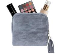 Genérico Jewelry Case - Velvet, 4.33x5.31x1.18in Pouch Bag Travel Storage Box | Soft Satin And Compact Organizer, Jewelry Holder For Vacations, Business Trips, Weekend Getaways, Cruises, Gym Bags