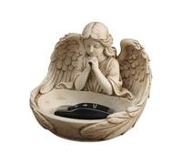 Genérico Jewelry Dish | Resin Vintage Angel Wing Storage | Jewelry Organizer Tray Ring Dish | For Home Bedroom Living Room Bathroom Vanity Table Dresser Nightstand Entryway