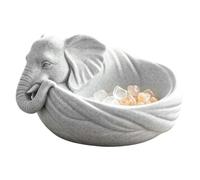 Genérico Jewelry Dish Tray - Elephant Shape Earrings Organizer Bowl