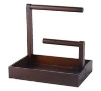 Generico Jewelry Display Stand, Bracelet Stand Displays Holder, 0.2x7.1x11.2 inches Adorable Wooden Bracelets Rings Organizer, Earrings Tray Jewelry Towel for Women and Girls