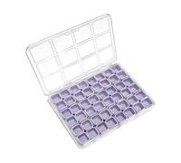 Genérico Jewelry Organizer Box, Nail Storage Case, Grid Compartment Holder, Portable Storage Design 48 Slot Box for Craft Travel Office Beads Girls Home Bedroom Closet School Dorm Use Kit
