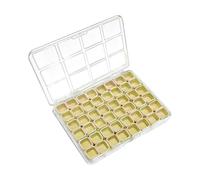 Genérico Jewelry Organizer Box, Nail Storage Case, Grid Compartment Holder, Portable Storage Design 48 Slot Box for Craft Travel Office Beads Girls Home Bedroom Closet School Dorm Use Kit
