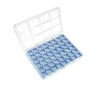 Genérico Jewelry Organizer Box, Nail Storage Case, Grid Compartment Holder, Portable Storage Design 48 Slot Box for Craft Travel Office Beads Girls Home Bedroom Closet School Dorm Use Kit
