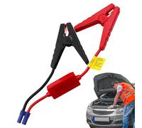 Genérico Jinete de arranque de coche - Clips de cable de arranque resistentes PP 32 cm | Cable de arranque portátil enchufe EC5, conector de pinza cocodrilo vehículos a batería 12 V | Emergencia