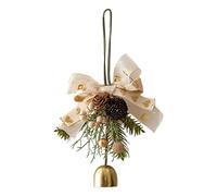 Genérico Jingle Bell Wreath,3D Pine Branch Pendant,Wreath Tree Ornaments - For Family Friends Door Wall Indoor Holiday Home Outdoor Garden Door Wall