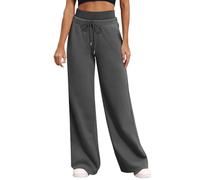 Genérico Jogger Mujer Pantalon Trabajo Mujer Trousers Versátil Pantalones Básicos Ropa Elegante para Fiesta Ropa Elásticos Trousers Pantalon Cómodo Casuales Gris Oscuro XXL