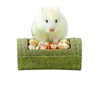 Genérico Jouet À Ronger Lapin Carotte - Bol Alimentation Bois Naturel, Mangeoire Enrichissement Jeu Nettoyage Dents, Accessoire Amusant Anti-Ennui Cage | Pour Hamster Chinchilla Cochon Inde