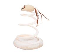 Genérico Jouet Ressort Interactif Pour Chat | Jeu De Chasse Stimulant Avec Accessoires - Jouet Ludique Pour Chatons Et Chats Adultes - Idéal Pour Activités D’intérieur Et Divertissement Quotidien