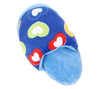 Genérico Jouets Qui Couinent Pour Chiens - Coton PP 10x15cm Peluche Pantoufle | Jouet Masticatoire Chien Bruyant | Jouet Sonore Résistant Mâcher Entraînement Anti Ennui Intérieur Extérieur Chiot