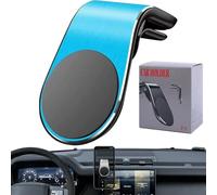 Genérico Joyeloo Phone Holder, Mobile Phone Navigation Magnetic Bracket, L Type 360° Rotatable Car Phone Mount, Non-Slip Vent Clip Magnetic Phone Holder, for Any Smartphone (Blue)
