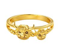 Genérico Joyería de - Joyería de Aleación Metálica Linda e,Anillos Dedo Animal para tu Madre - Para Madre e Hijo, Viajes, Cumpleaños, Bodas, Oficinas y Día de la