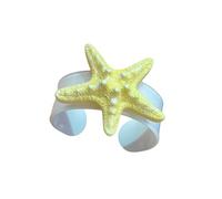 Genérico Joyería de resina de estrella de mar a, diseños portátiles adecuados para festivales festivos y looks cotidianos, elegante accesorio de vacaciones