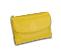 Genérico Joyfullygo Wallet, Relevantk Unisex Pebble Leather Wallet - Small Wallets for Women, for Men & Women (Yellow)