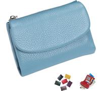Genérico Joyfullygo Wallet, Unisex Pebble Leather Wallet, 2025 New Coin Card Purse with Credit Card Holder, Coin Holder & Cash Slots (X)