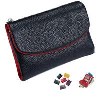 Genérico Joyfullygo Wallet, Unisex Pebble Leather Wallet, 2025 New Coin Card Purse with Credit Card Holder, Coin Holder & Cash Slots (C)