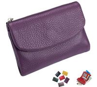Genérico Joyfullygo Wallet, Unisex Pebble Leather Wallet, 2025 New Coin Card Purse with Credit Card Holder, Coin Holder & Cash Slots (Q)