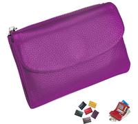 Genérico Joyfullygo Wallet, Unisex Pebble Leather Wallet, 2025 New Coin Card Purse with Credit Card Holder, Coin Holder & Cash Slots (G)