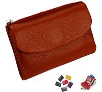 Genérico Joyfullygo Wallet, Unisex Pebble Leather Wallet, 2025 New Coin Card Purse with Credit Card Holder, Coin Holder & Cash Slots (H)
