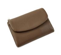 Genérico Joyfullygo Wallets for Women Unisex Natural Tumbled Leather Wallet, Slim Design, Large Capacity, Waterproof, Can Hold Coins, ID Cards, for Work, Travel (Brown)