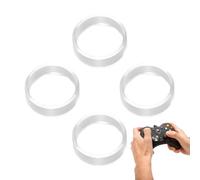 Genérico Joystick Protector Ring, Clear Anti Wear Stick Protective Ring, Secure Gamepad Stick Guard Covers for Controllers, Durable Protection Accessory for Enthusiasts, Teens, Family and Friends