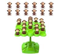 Genérico Juego Árbol Equilibrio,Juguete Educativo para Entrenar Paciencia con Mono - Juego De Mesa Interactivo Árbol del Equilibrio para Familias - para Niños 3+, Hogar, Aula, Fiesta, Navidad,