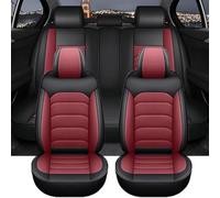 Genérico Juego Completo de Fundas Asientos Coche para Skoda Octavia Combi, Cubre Asientos Coche Impermeables y Transpirables de Cuero, Compatibles con Airbag rvk466