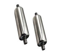 Genérico Juego de 2 Rodillos de Cinta transportadora de Alta Resistencia, de Acero Duradero, para fábricas industriales, Movimiento Suave para Soportes de carpintería, 60 mm de diámetro, 900 mm de lo