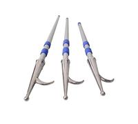 Genérico Juego de 3 Ganchos telescópicos de Acero Inoxidable for Barcos, Gancho Multifuncional de Largo Alcance, Gancho for Amarre de Cabos, Varilla telescópica(200cm/6.6ft)