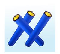 Genérico Juego de 3 Rodillos transportadores de PVC, sin Motor, de 2,5" de diámetro y 100-600 mm de Longitud, Ideales para proyectos de Bricolaje. Rodillo de Repuesto Duradero para Uso Industrial.