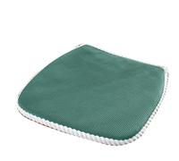 Genérico Juego de 4 Cojines en Forma de U 2cm Refrescantes, Material de Bambú Trenzado & Relleno de Esponja, Base Antideslizante, para Oficina/Coche/Comedor, 4 Tamaños (A 40 * 40cm/16 * 16in)