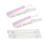 Genérico Juego de 4 estantes de Mahjong con empujadores, acrílico Transparente, Accesorios Antideslizantes para Mahjong Americano y Regalo