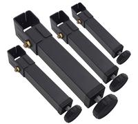 Genérico Juego De 4 Patas De Apoyo Central Ajustables para Camas King Y Queen - Patas De Repuesto para Muebles De Sofá Y Armario Sin Necesidad De Taladrar, con Almohadillas Silenciosas(39cm/15.3in)